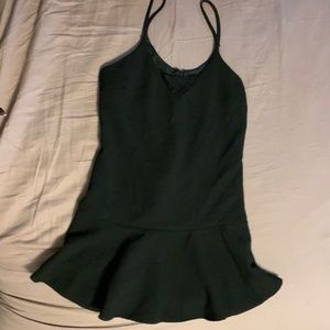 Little black dress with lace detail